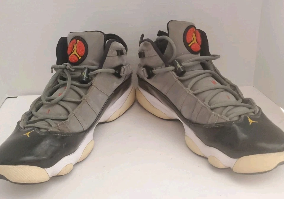 Мужские кольца Nike Air Jordan 6 Rings 'Light Graphite' 322992-022 размер 11 дымчато-серые - Изображение 4 из 4