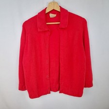 Cardigan Ballantyne 100% cashmere rosa taglia M da donna