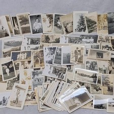 Rare Large Lot of 113 Vintage Photographs Family Photos 1915 - 1951