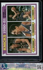 1981-82 Topps #58 Bill Cartwright / Micheal Ray Richardson New York Knicks PO.81