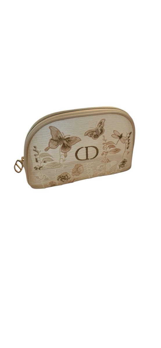 Dior バタフライポーチ DIOR New Beauty Pouch Embroidered Butterflies and
