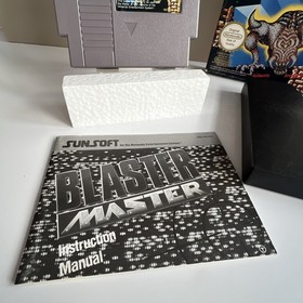 Nes Spiel Blaster Master Sunsoft CIB komplett Anleitung 
