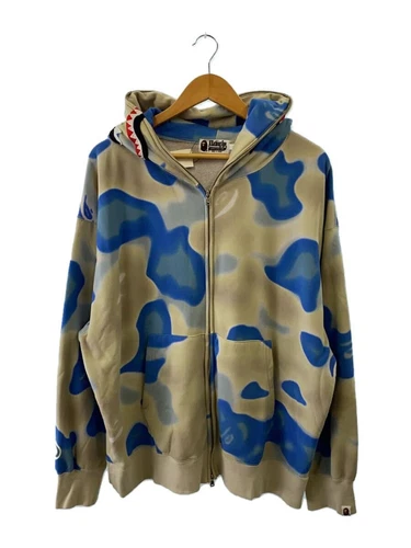 A BATHING APE (BAPE) Felpa con cappuccio A BATHING APE RELAXED FIT FZ multicolore L usata