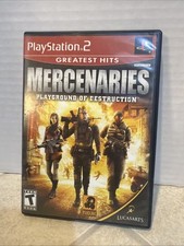 Mercenaries Playground of Destruction PS2 Greatest Hits Complete CIB Tested