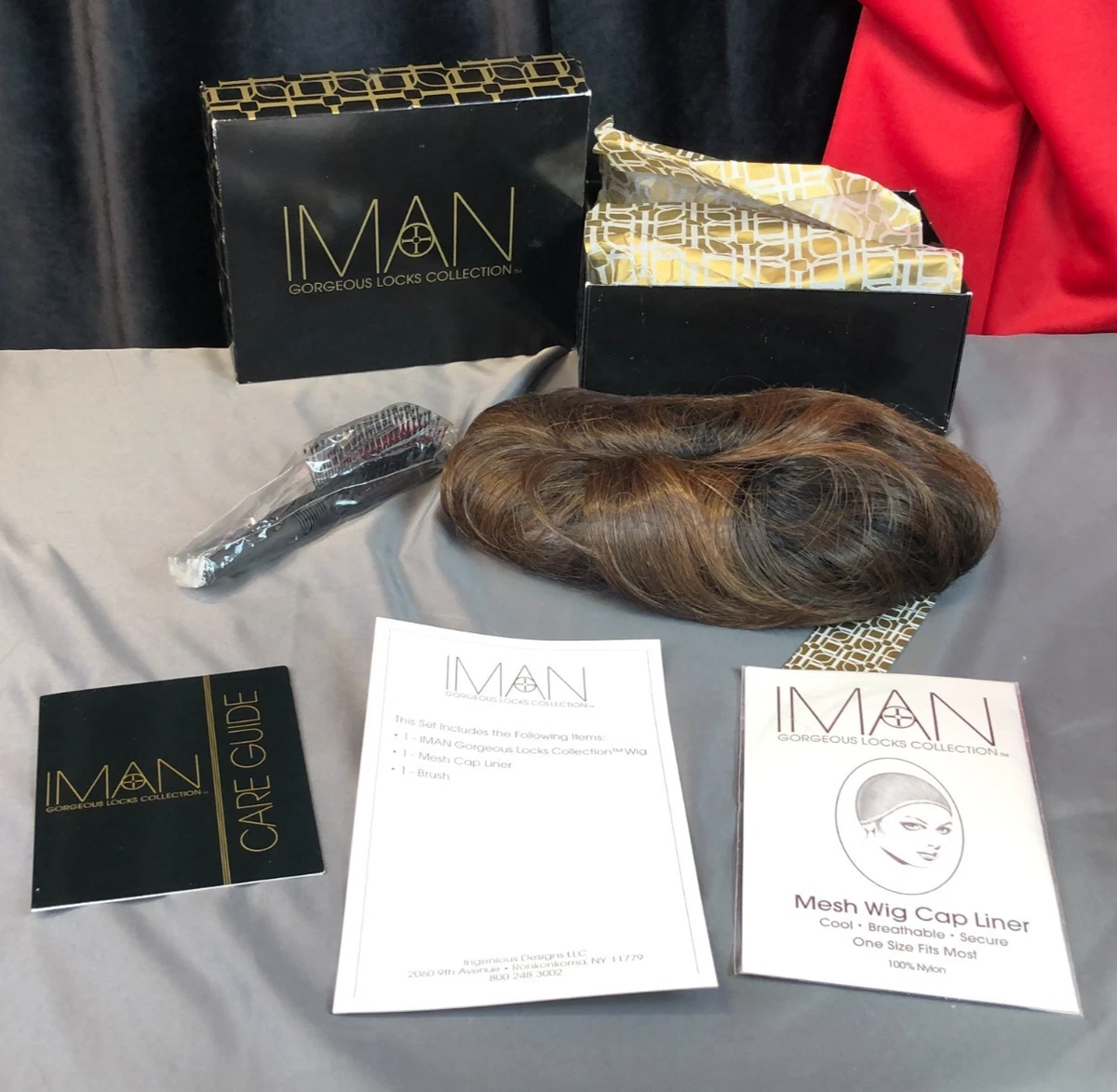 IMAN Light Blonde Chic Shag Wig asymmetric wedge human wig - 6 main image 2