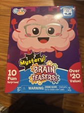 Grin Studios Mystery Brain Teasers Games Box - 10 Brain Teasing Surprises