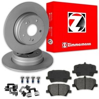 Zimmermann Bremsscheiben 280Mm + BelÄGe Hinten Passend FüR Volvo XC40