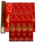 Sri Sai Flora Fluxo Incense 9 Packs of 25 Grams and Holder Bundle