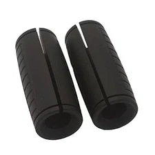 Weight Bar Grips Fit Standard Barbell, Dumbell Handles, Thick Bar Black
