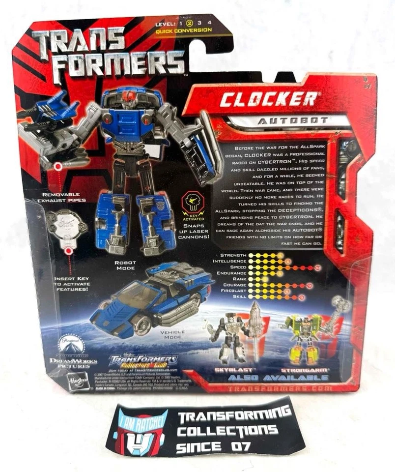 Transformers 2007 Movie Scout Class Clocker MOSC Target Exclusive - Image 2 of 2