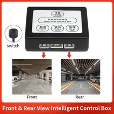 Car Parking Camera Video Channel Converter Front / Rear View Two-Way Control Box