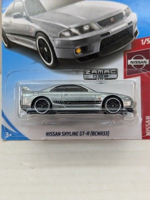 Hot Wheels 2019 Mainline ZAMAC Nissan Skyline GT-R BCNR33 Silver