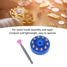 Watch Hand Setter Set with 10 Replacement Tips Stainless Steel Installation Tool