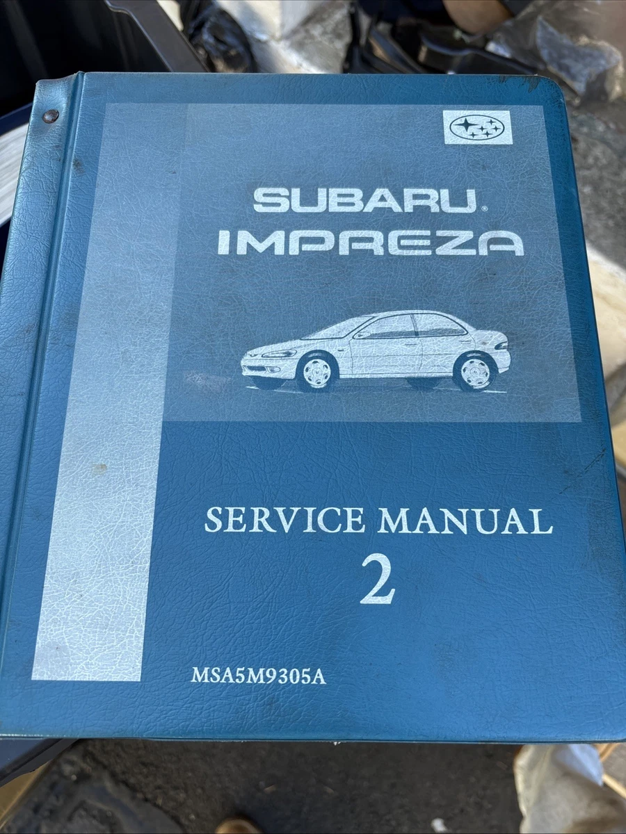 Repair Manuals & Literature for Subaru Impreza for sale | eBay