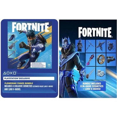 Fortnite Flowering Chaos and Cobalt Star DLC Pack + 2000 V-Bucks - PlayStation 5