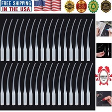 Slim 100pcs White Glue Micro-Tips Precision Applicator for Model Cars & Boats 0.13 per gallon