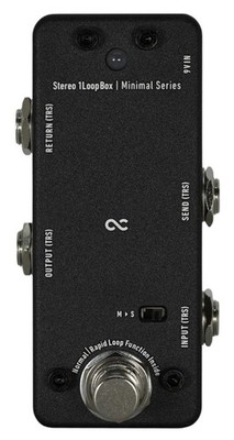 One Control Stereo 1Loop Box Minimal Series Gitarren-Effekt-Pedal Loop-Umscha...