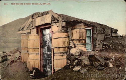 The Barrel House,Tonopah,Nevada,NV Mitchell Nye County Antique Vintage Postcard - Picture 1 of 2