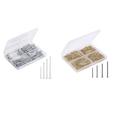 200 Pieces Picture Hanging Nails Stainless Steel Concrete Nails 20 25 30 40