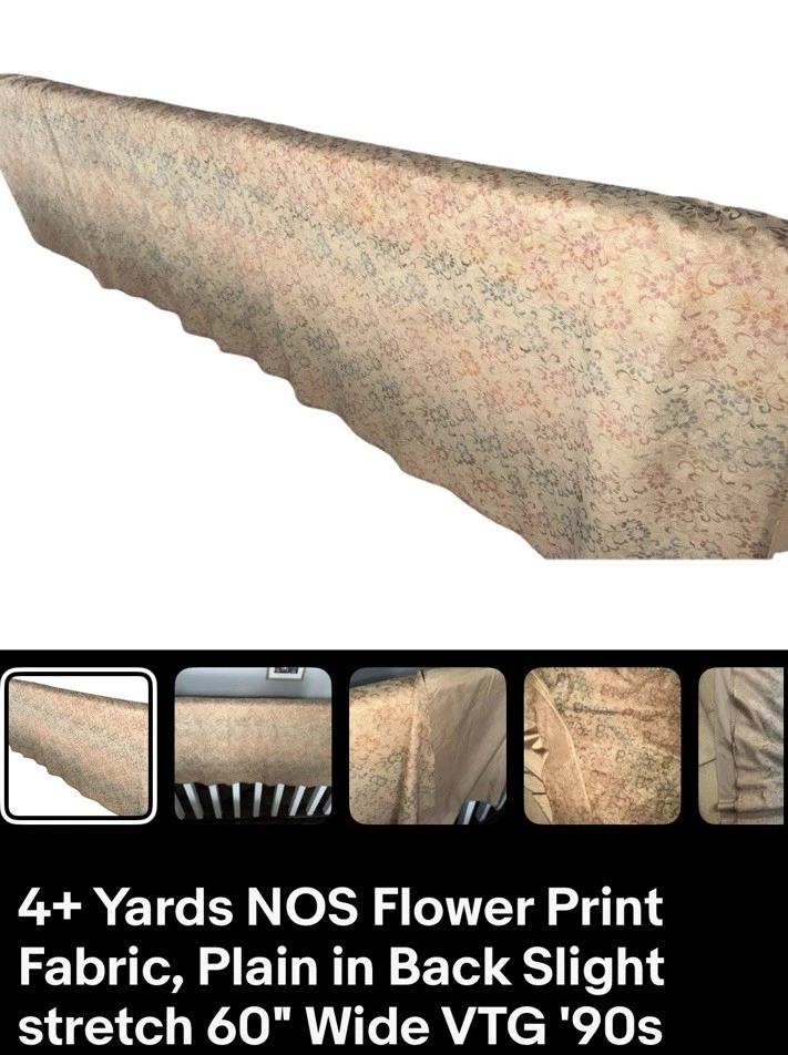 Yardas de hermosas telas, brocados, rojos, rosas ver todas las fotos Foto 3 de 4