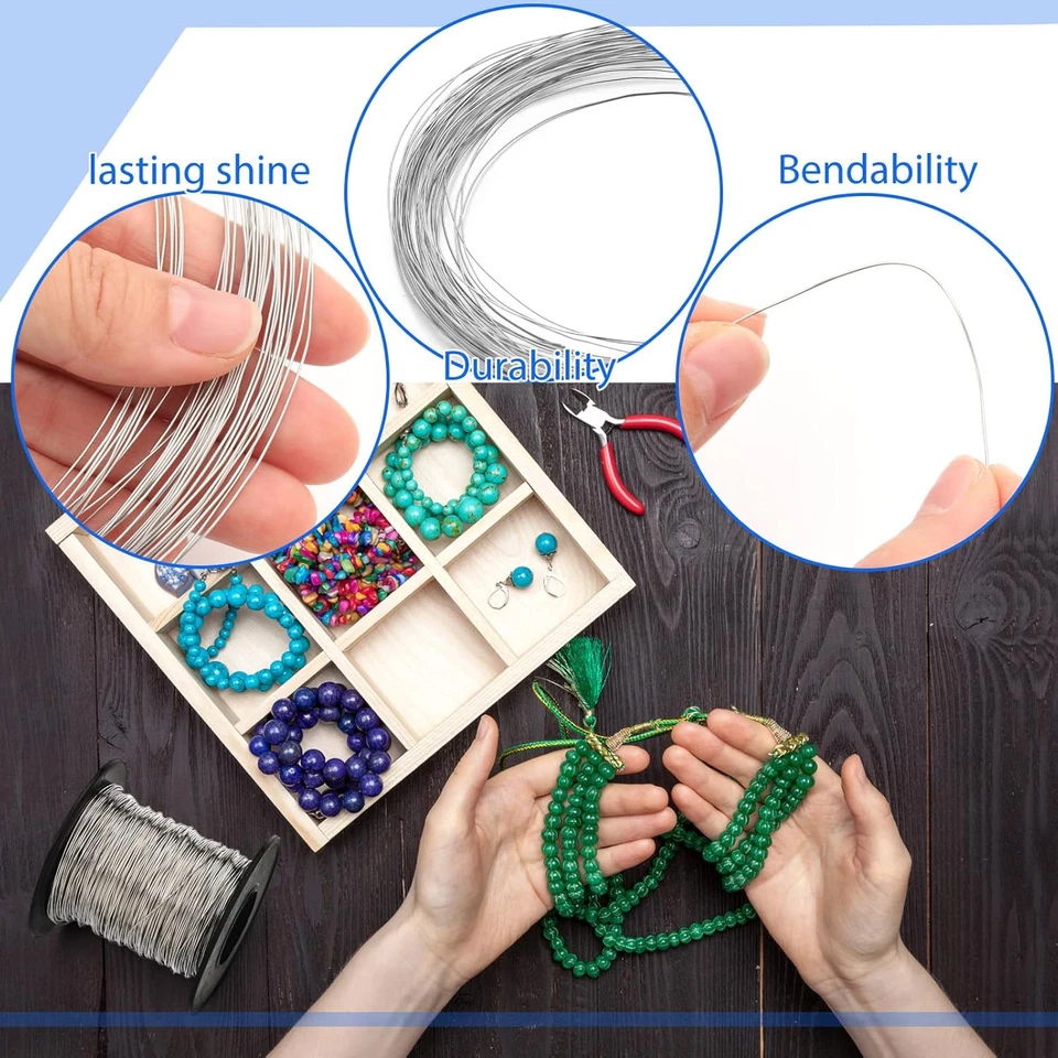 Alambre de acero inoxidable calibre 200 pies 20 para jardinería, electrocultura Foto 3 de 4