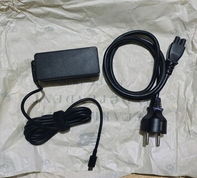 Original Lenovo 45  Watt  USB C Netzteil Neuwertig Mit Kaltstromkabel