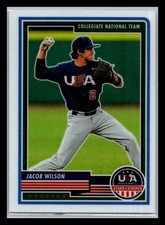 Jacob Wilson #89 Panini 2023 Panini Stars & Stripes USA Baseball