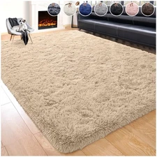 Super Soft Fluffy Shaggy Rugs Extra Large Area Rug Non Slip Runner Floor Mat USA