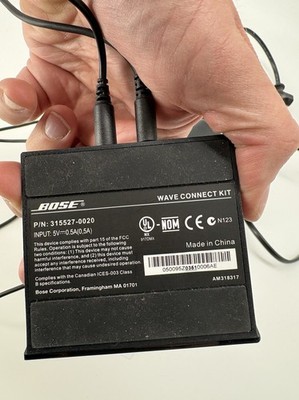 Bose Wave Connect Kit Dock 30 Pin iPod iPhone AUX inkl Netzteil #K2