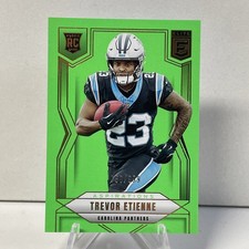 2025 Panini Donruss Elite - Rookies Trevor Etienne #142 Aspirations Lime...