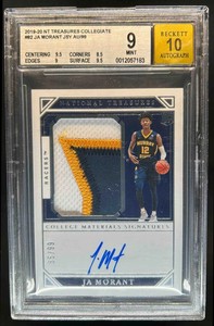 Ja Morant National Treasures Auto for sale | eBay