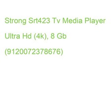 Strong Srt423 Tv Media Player Ultra Hd (4k), 8 Gb (9120072378676) (SRT423)