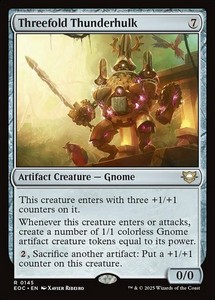 Threefold Thunderhulk #145 Edge of Eternities Commander