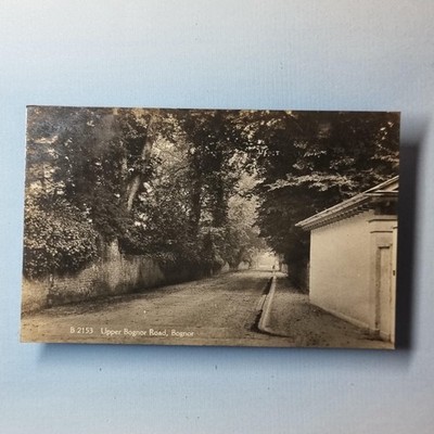 Bognor Postkarte 1928 Echtfoto Sussex Upper Bognor Road B2153