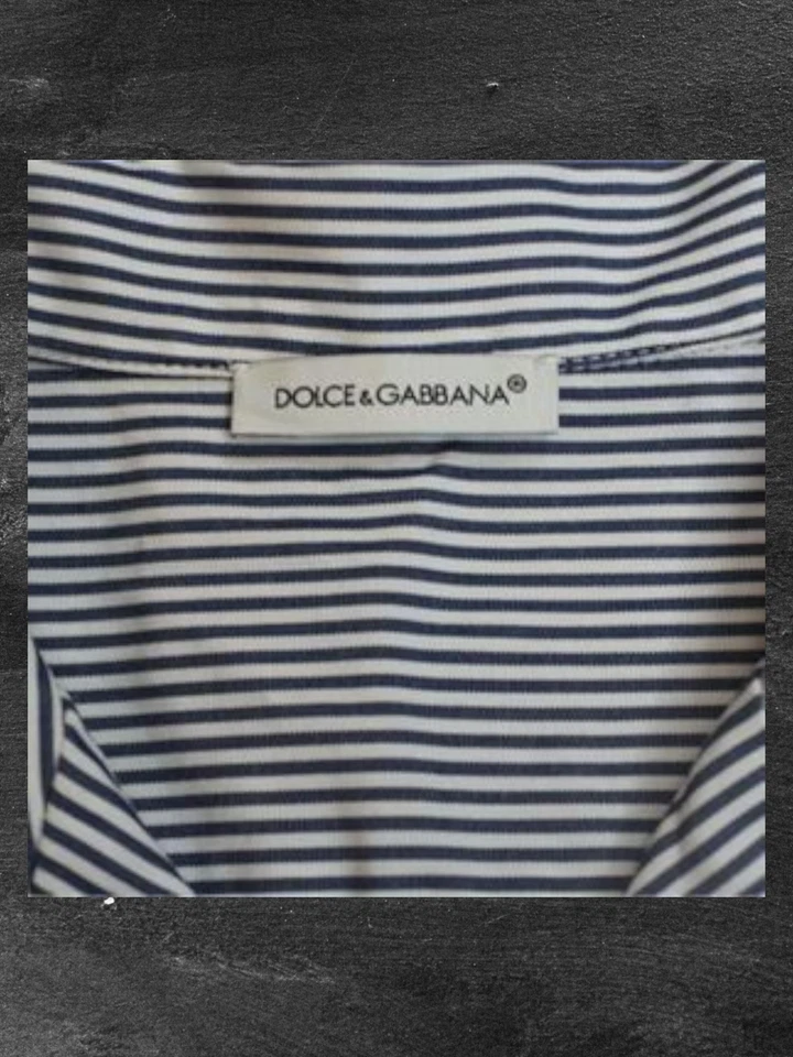 Camisa Dolce and Gabbana para niño con botones de guinga talla 10-12 Foto 3 de 4