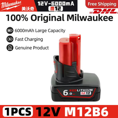 12V Battery, 6.0Ah  Rechargeable Battery for  M12 T