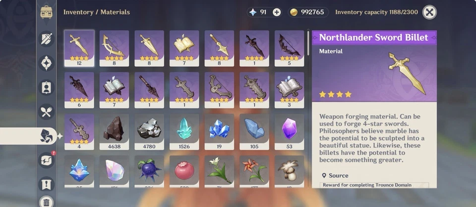 Genshin удара NA AR60 241 X 5 * 17C6 C6 MAVUIKA C6 FURINA C6 RAIDEN с 710 + тянет! - Изображение 4 из 4