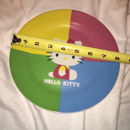 RARE Hello Kitty 8” Porcelain Pop Kitty Plate Sanrio PPD Read Description - Picture 4 of 6