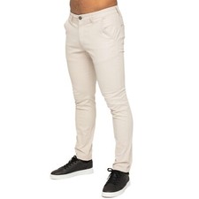 Enzo Mens Chino Trousers Slim Fit Skinny Stretch Cotton Pants Jeans All UK Sizes