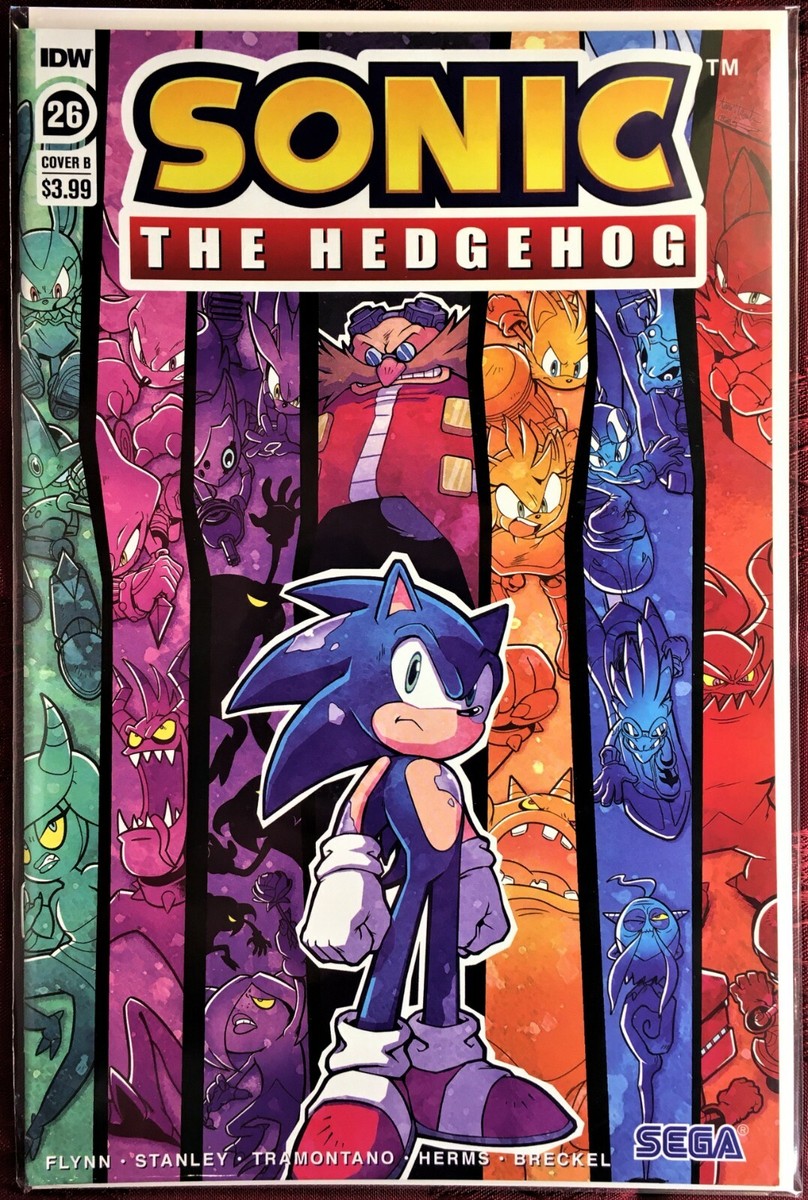 SONIC The HEDGEHOG Comic Book IDW #26 B Cover February 2020 Bagged