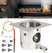 Stainless Steel Fire Burn Pot Replacement for Traeger & Pit Boss Pellet Grill