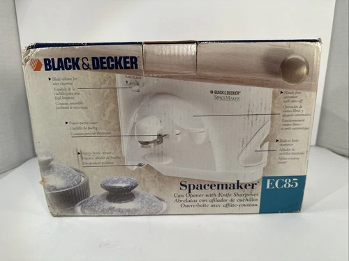 BLACK & DECKER Spacemaker EC85 Under-Counter Can Opener Knife Sharpener