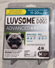 Luvsome DOGS Advanced Flea Tick Applicators For Dogs 11-20 Lbs. New