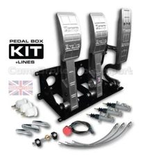 UNIVERSAL PEDAL BOX HYDRAULIC FLOOR MOUNTED BIAS INCLUDING KIT