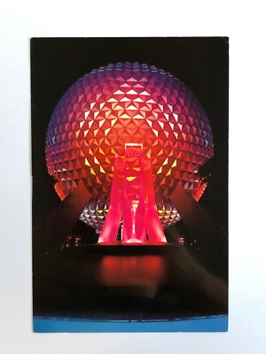 Spaceship Earth- Epcot Center--Fl.--Amusement Park--Vintage Postcard--C27