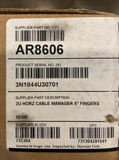 APC Horizontal Cable Manager with Cover - Rack Mount 2U AR8606 731304