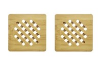 Westmark 2 Untersetzer Holz Eckig Topfuntersetzer Pfannenuntersetzer