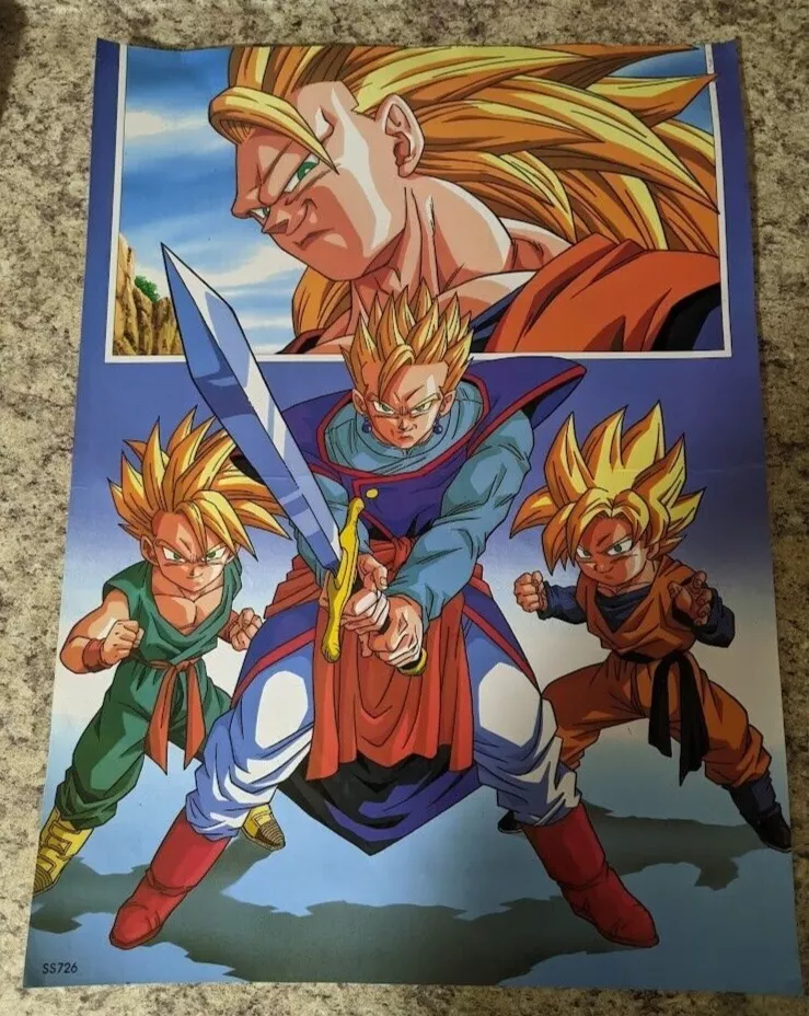 Dragon Ball Z , DBZ Super Saiyan , Goku Poster