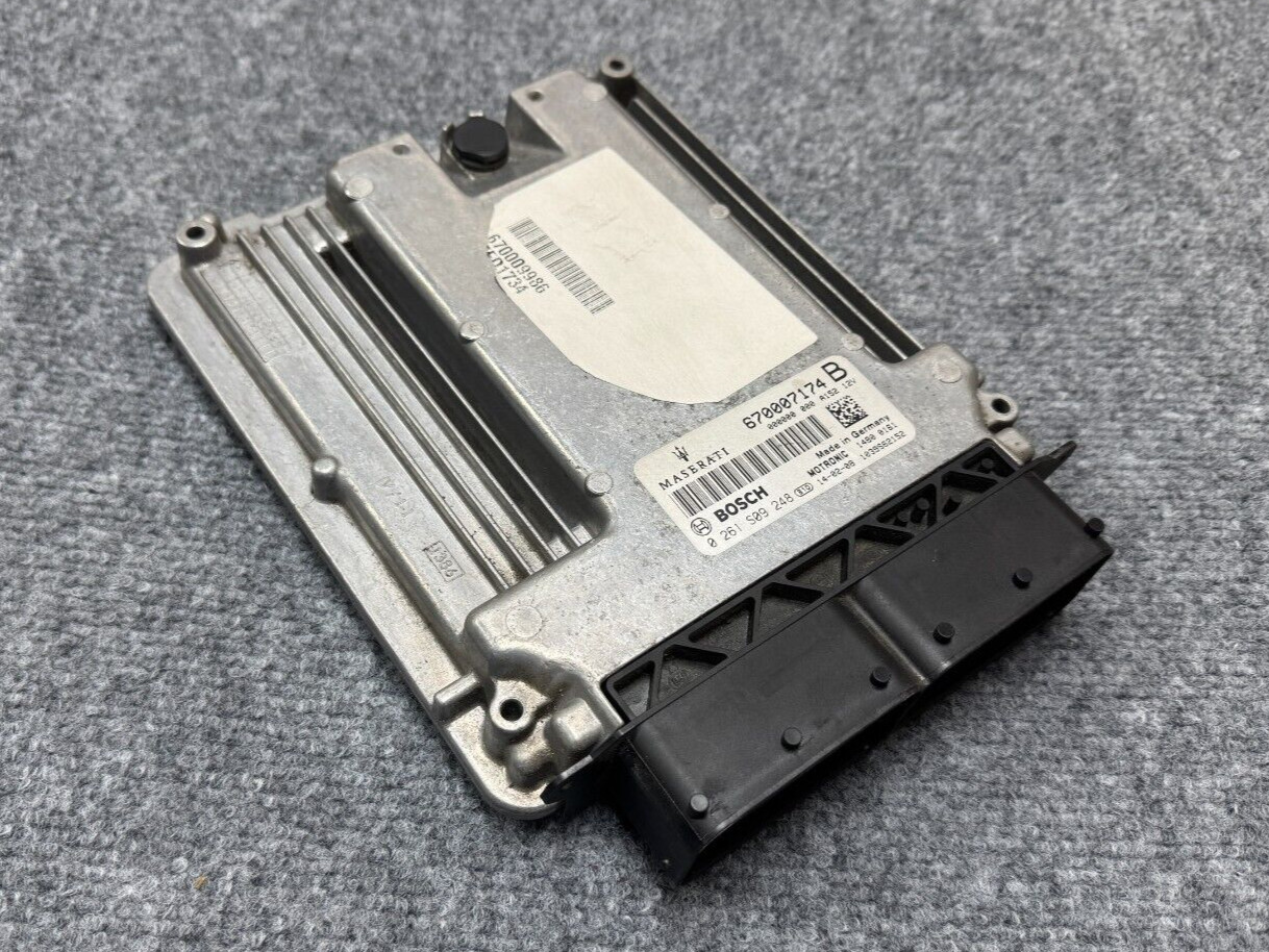 MASERATI GHIBLI M157 14-17 OEM 3.0L ECM ECU ENGINE COMPUTER CONTROL MODULE 60K