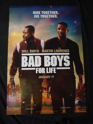 BAD BOYS FOR LIFE movie poster MARTIN LAWRENCE WILL SMITH Original